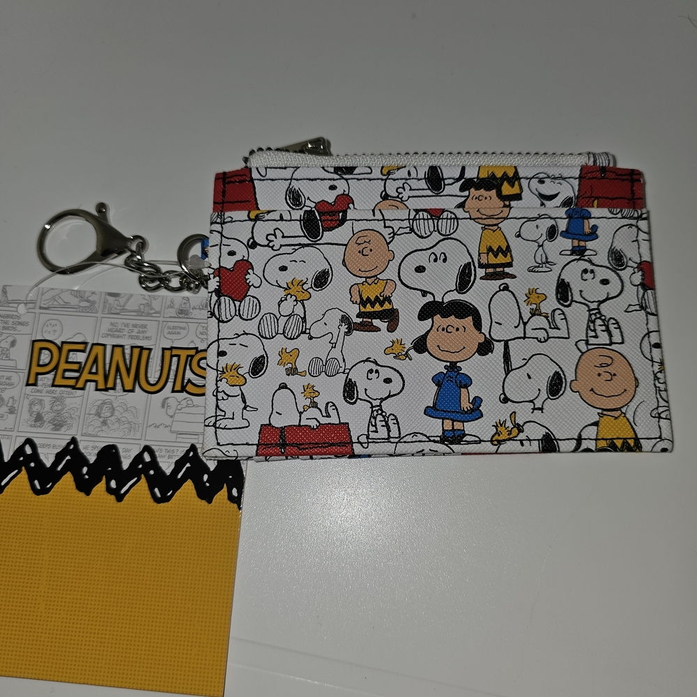 Peanuts Kids Cartoon Character Card Holder / Wallet NWT